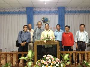 Pastors at Leyte service